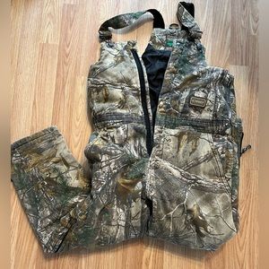 Real Tree Camo Boys Bibs
